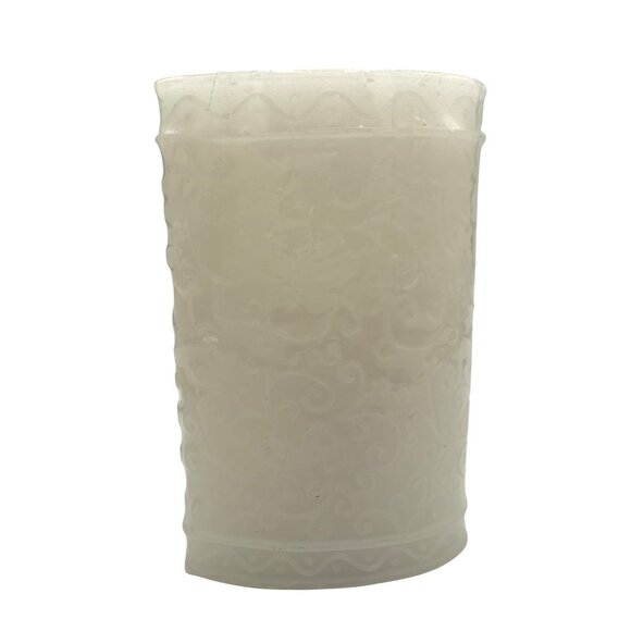 Flameless Pillar Wax Candle Heart Shaped Battery 6” Valentine’s Day Romantic NEW - Picture 4 of 12